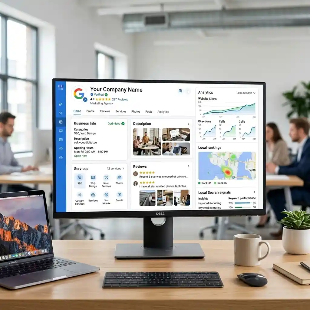 Optimized Google Business Profile by local SEO company in Kankarbagh