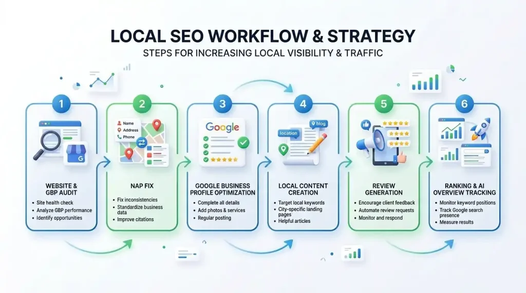 Local SEO company in Kankarbagh process explained step by step